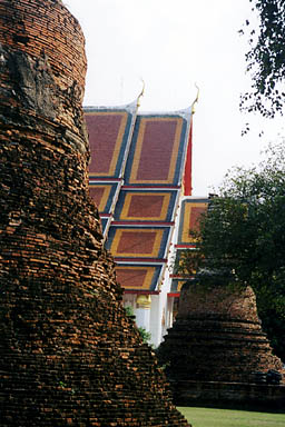 Old and new -- Ayuthaya, Thailand