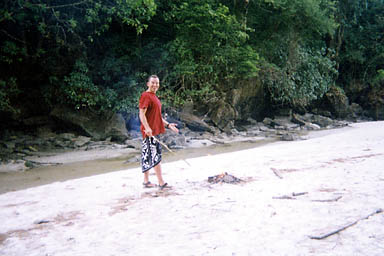 Campfire on the beach -- Koh Turotao, Thailand