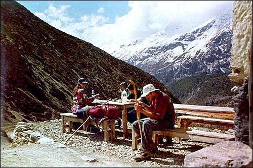 Carving near Letdar -- Letdar, Nepal