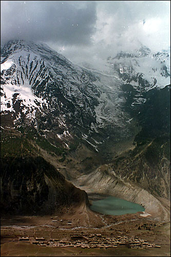 View of Manang and surroundings -- Manang, Nepal