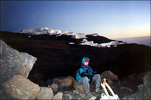 Approaching dawn on Kilimanjaro -- Mt. Kilimanjaro, Tanzania