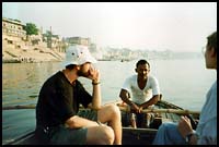 Cruising down the river :: Ganges River, Varanasi, India