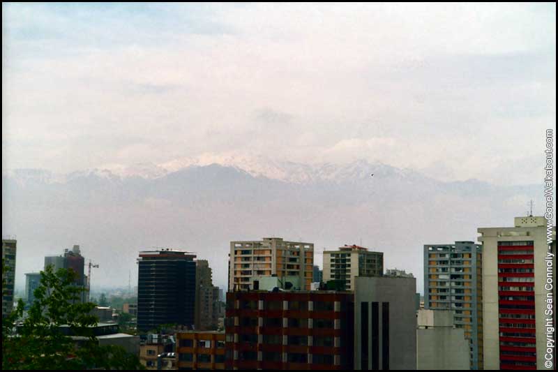 View of Santiago from Cerro Santa Lucia -- Santiago, Chile