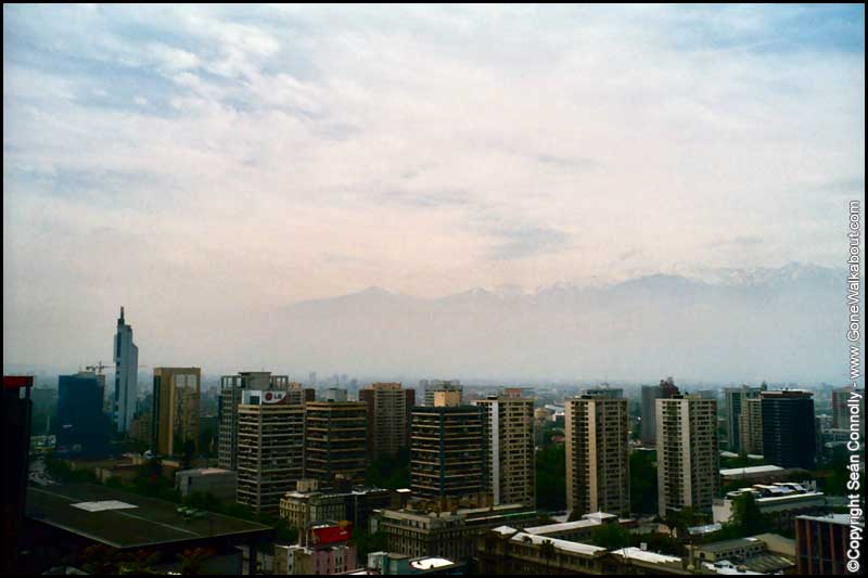 View of Santiago from Cerro Santa Lucia -- Santiago, Chile