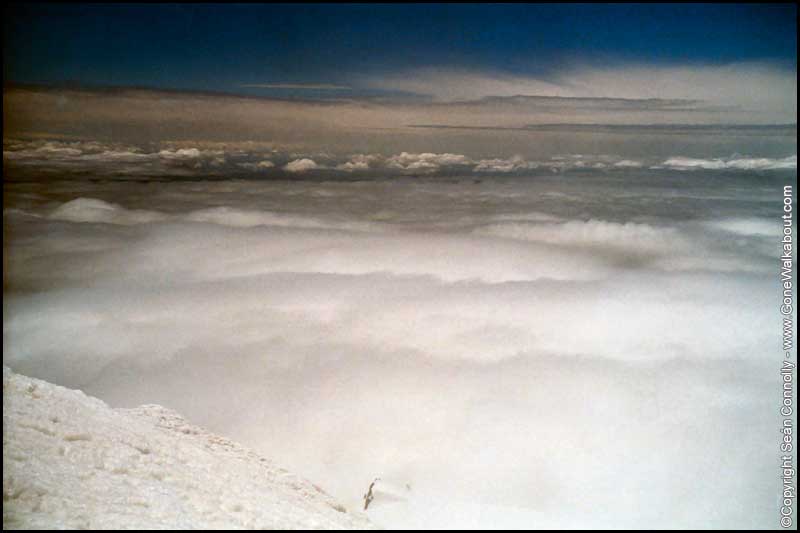 Descending Vulcan Villarica -- Pucon, Chile