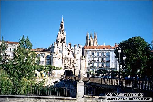 Arco de Santa Maria and the Catedral behind -- Burgos, Spain