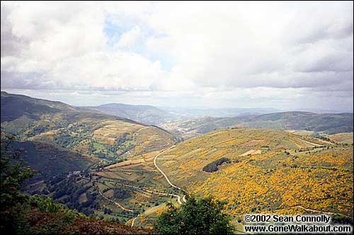 View from the town -- O Cebreiro, Spain