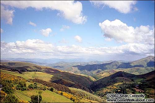 View from the town -- O Cebreiro, Spain