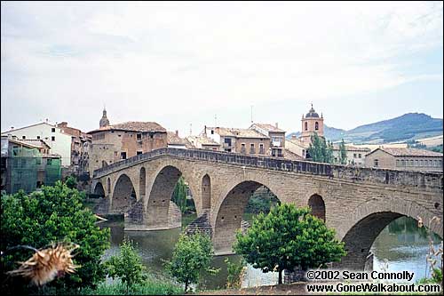 Bridge out of town -- Puente La Reina, Spain