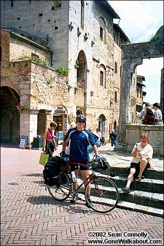 Piazza della Cisterna -- San Gimignano, Italy