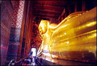 Reclining Buddha at Wat Po :: Ayuthaya, Thailand